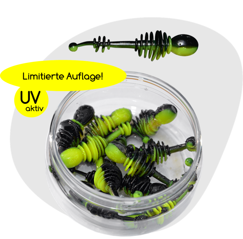 Softy Flip gelb/schwarz (UV) im crunchy Smelly Knobelli Dip – iCapio ...