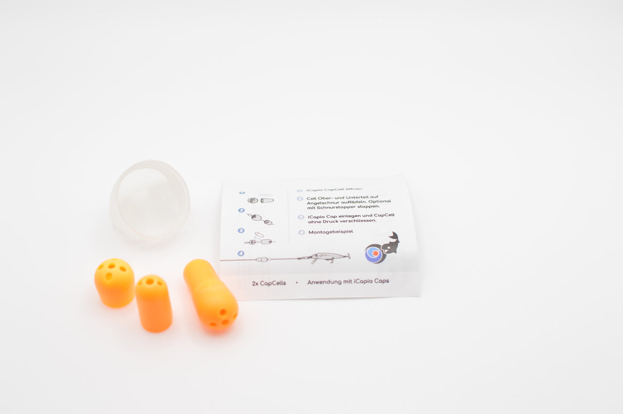 CapCells (Orange Hülsen, 2 Stück)
