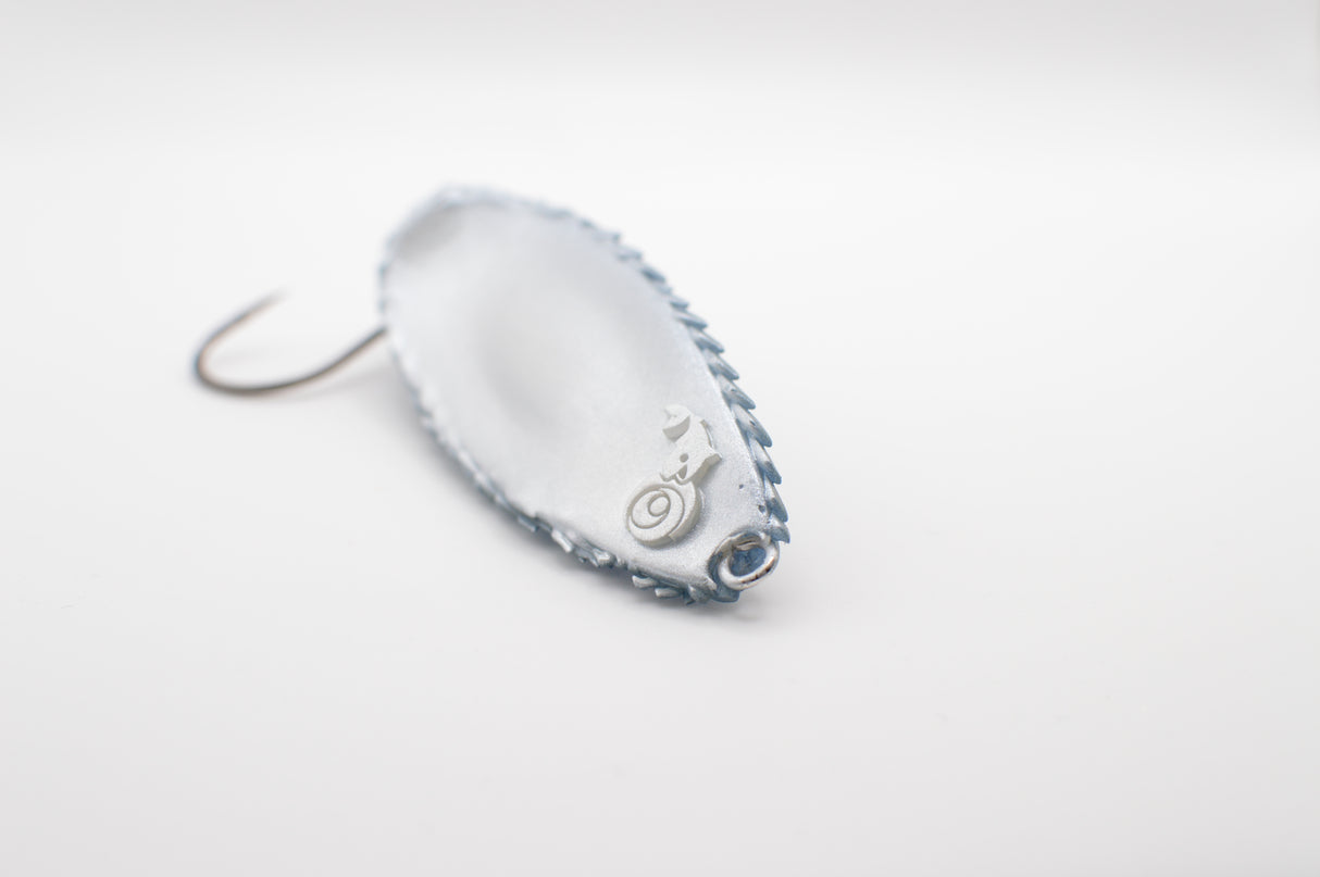 FLOON90 Perlmuttweiß-Silberglanzblau