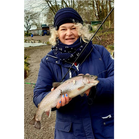 Fangmeldung - Birgit, Saibling mit Smelli Knobelli