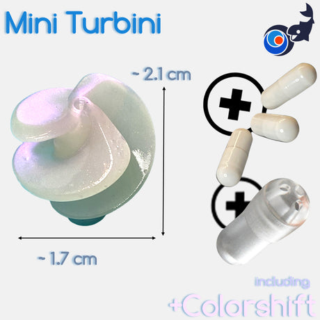 Mini Turbini Magic Weiß violett Colorshift