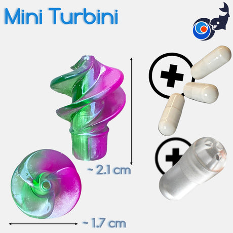 Mini Turbini Grün-Purpur