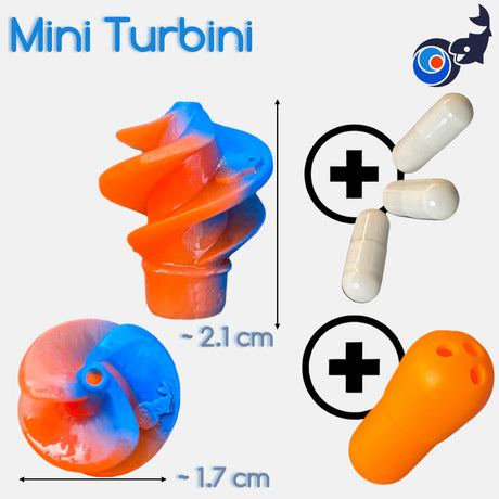 Mini Turbini Orange-Blau