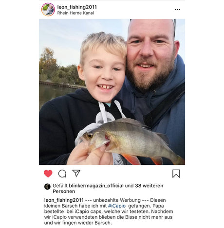 Leon mit schönem Barsch