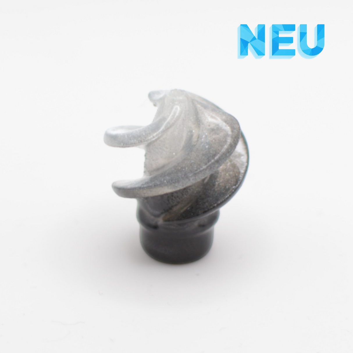 Mini Turbini KlarweissGlitter-Schwarz