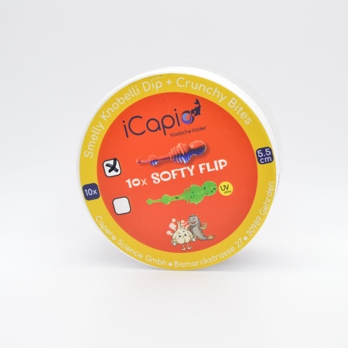 Softy Flip rot/blau im crunchy Smelly Knobelli Dip